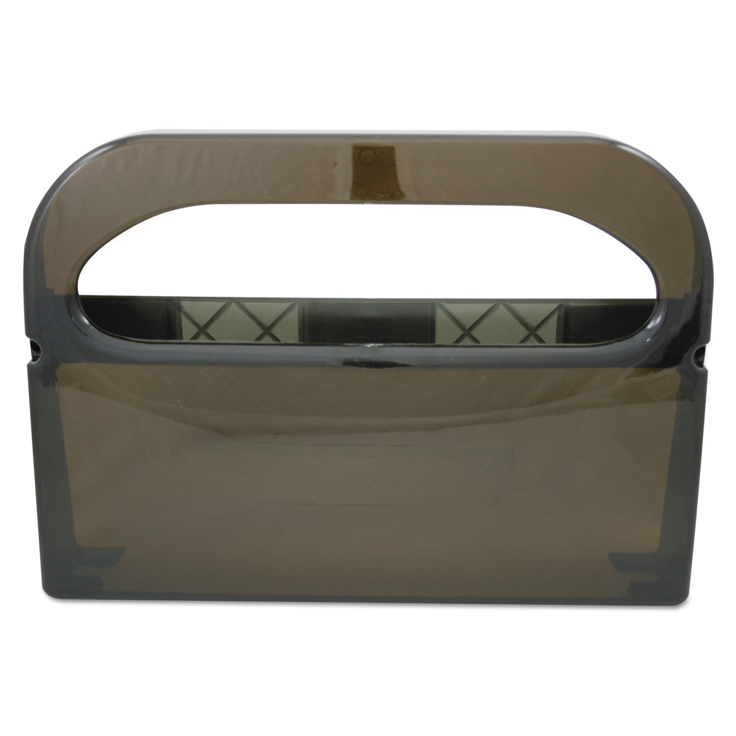 Health Gards® Half-Fold Toilet Seat Cover Dispenser- Smoke, 16