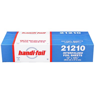 Handi-Foil® Interfolded Foil Sheets - 12in x 10 3/4in