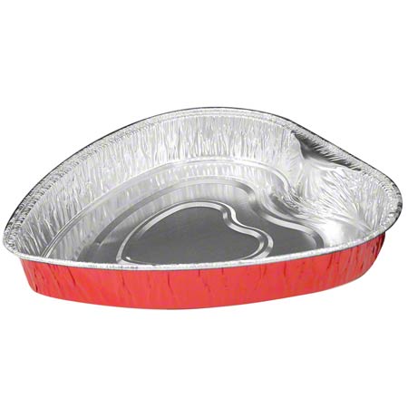 Red Heart Foil Pan - 9 3/16 x 9 5/8in