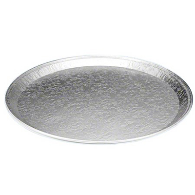 Embossed Round Foil Serving Tray - 12in