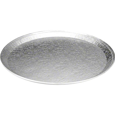 Embossed Round Foil Serving Tray - 18in
