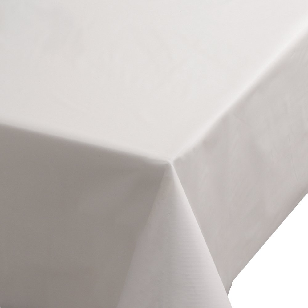 Hoffmaster 112000 White Plastic Tablecover 108