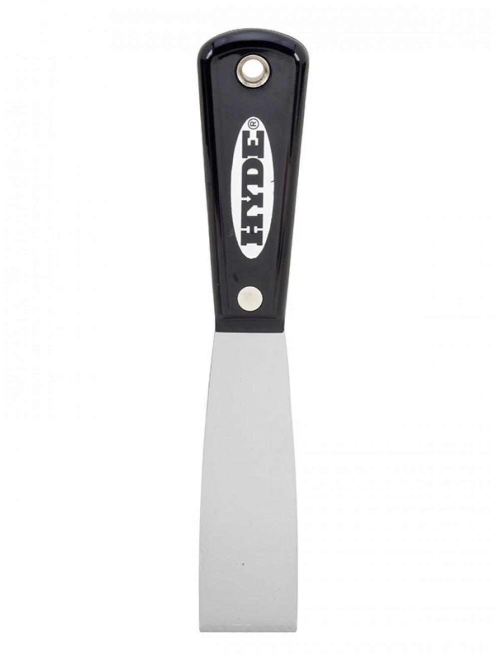 Hyde Tools Black & Silver 1.25” Stiff High Carbon Steel Putty Knife/Scraper 4/pack