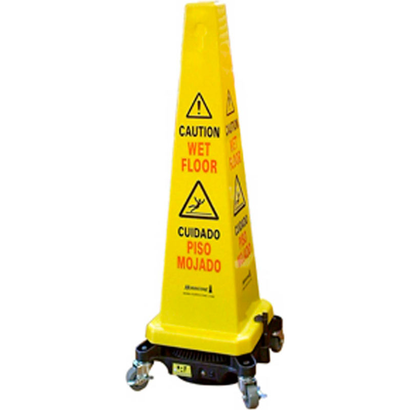 Hurricone™ Cordless Floor Drying Cone Dolly with Safety Cone