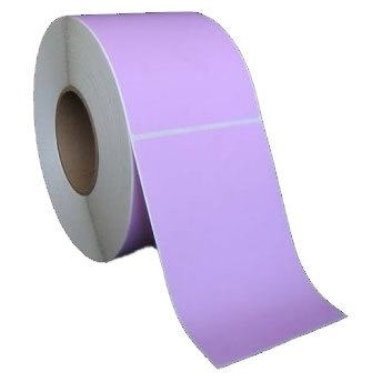 Thermal Transfer Labels - 4in x 6in, Purple