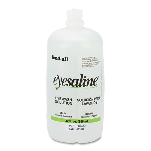 Honeywell Fendall Eyesaline Eyewash Saline Solution Bottle - 16 oz