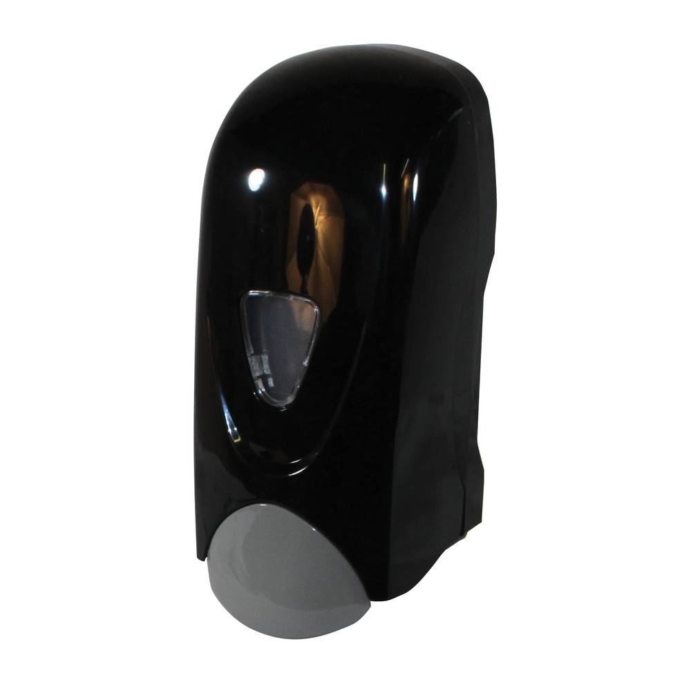 Foam-eeze Bulk Foam Soap Dispenser with Refillable Bottle - 1000 mL, Black/Gray