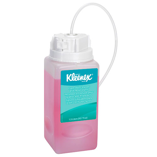 Kleenex® Foam Skin Cleanser with Moisturizers - 1.5 L, 2/Case