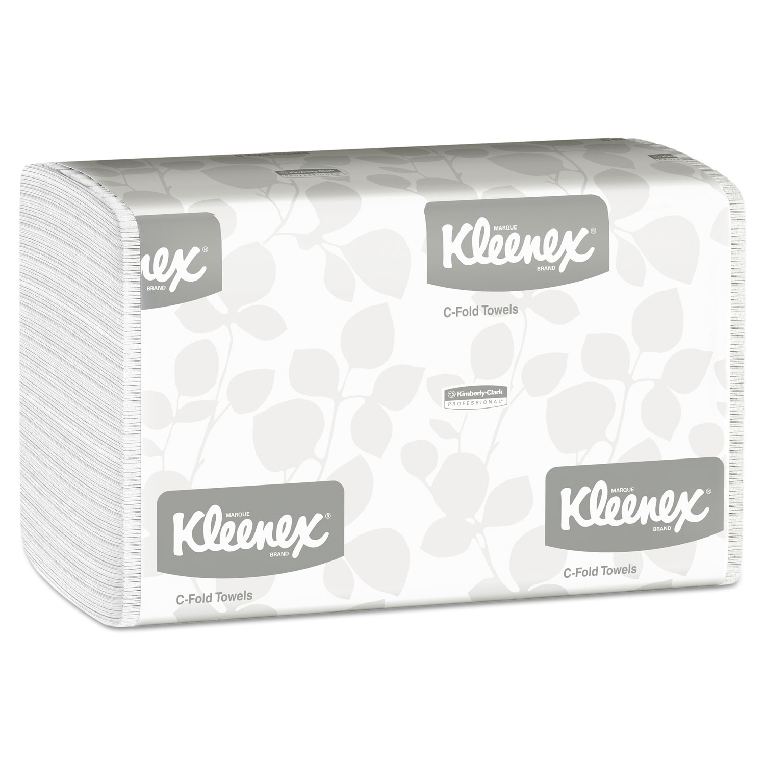 Kleenex® C Fold Paper Towels - White, 10.125" x 13.15", 150 Count, 16/Case