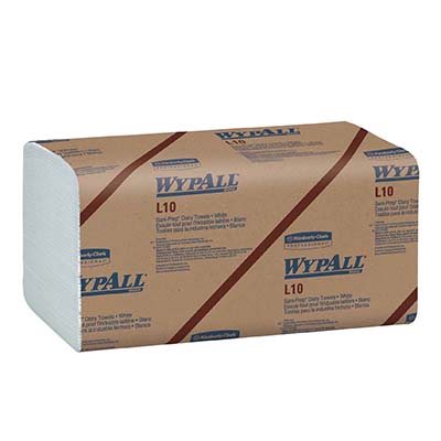 WypAll® L10 Dairy Towels - 9.3 x 10.5, 12/Case