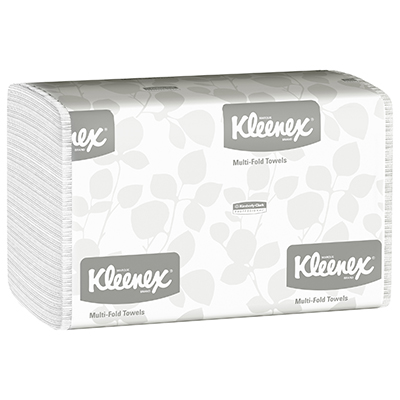 Kleenex® Multi-Fold Towels - 9.2" x 9.4", 150/Pack, 16/Case