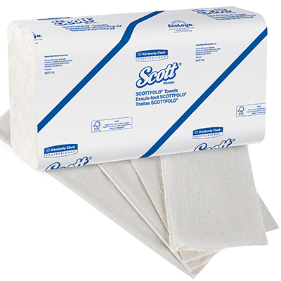Scott® ScottFold  M Towels - 9.4" x 12.4", 175/Pack, 25/Case