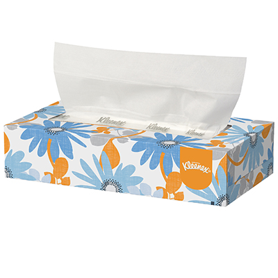 Kleenex® Facial Tissues - 2 ply, 125 Count, 48/Case