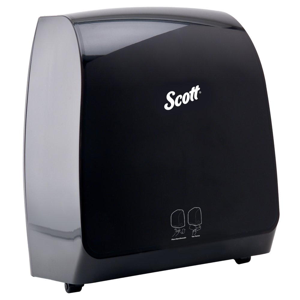 Scott® Pro Black Automatic Hard Roll Towel Dispenser EA