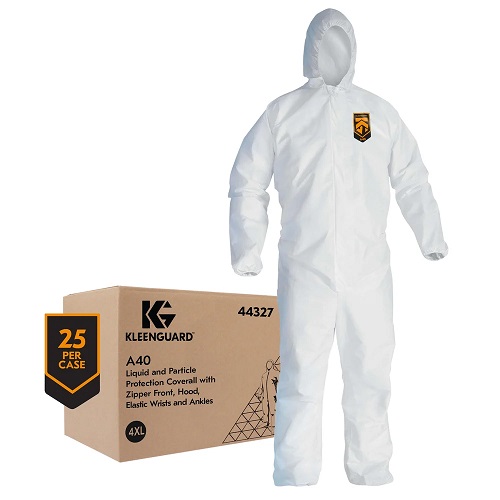 KleenGuard™ A40 Liquid and Particle Protection Coveralls 4XL 25/case