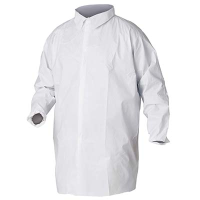 KleenGuard* A40 Liquid & Paticle Protection Lab Coat - 3XL, White
