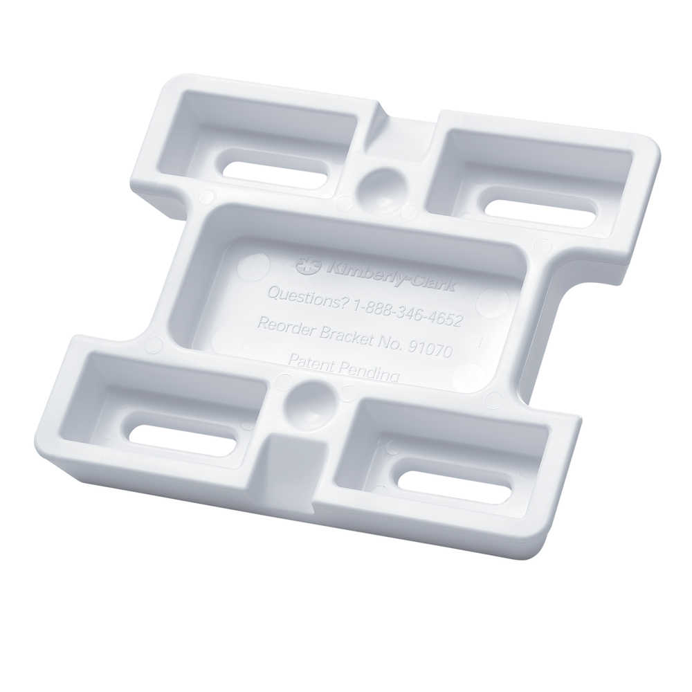 Universal All-n-One Mounting Bracket for Kimberly Clark Skin Care Dispensers - 10/Case