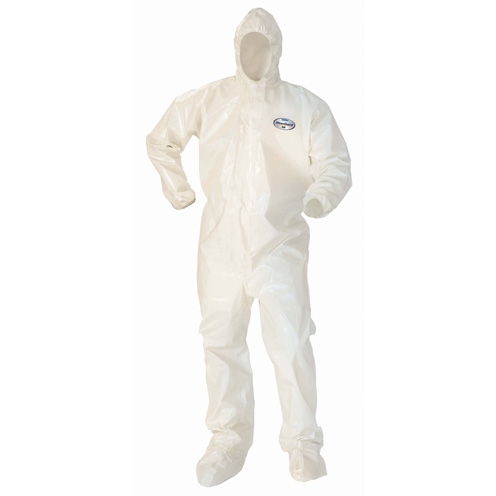 KleenGuard* A80 Chemical Permeation & Jet Liquid Booted Protection Coveralls with Hood - 3XL