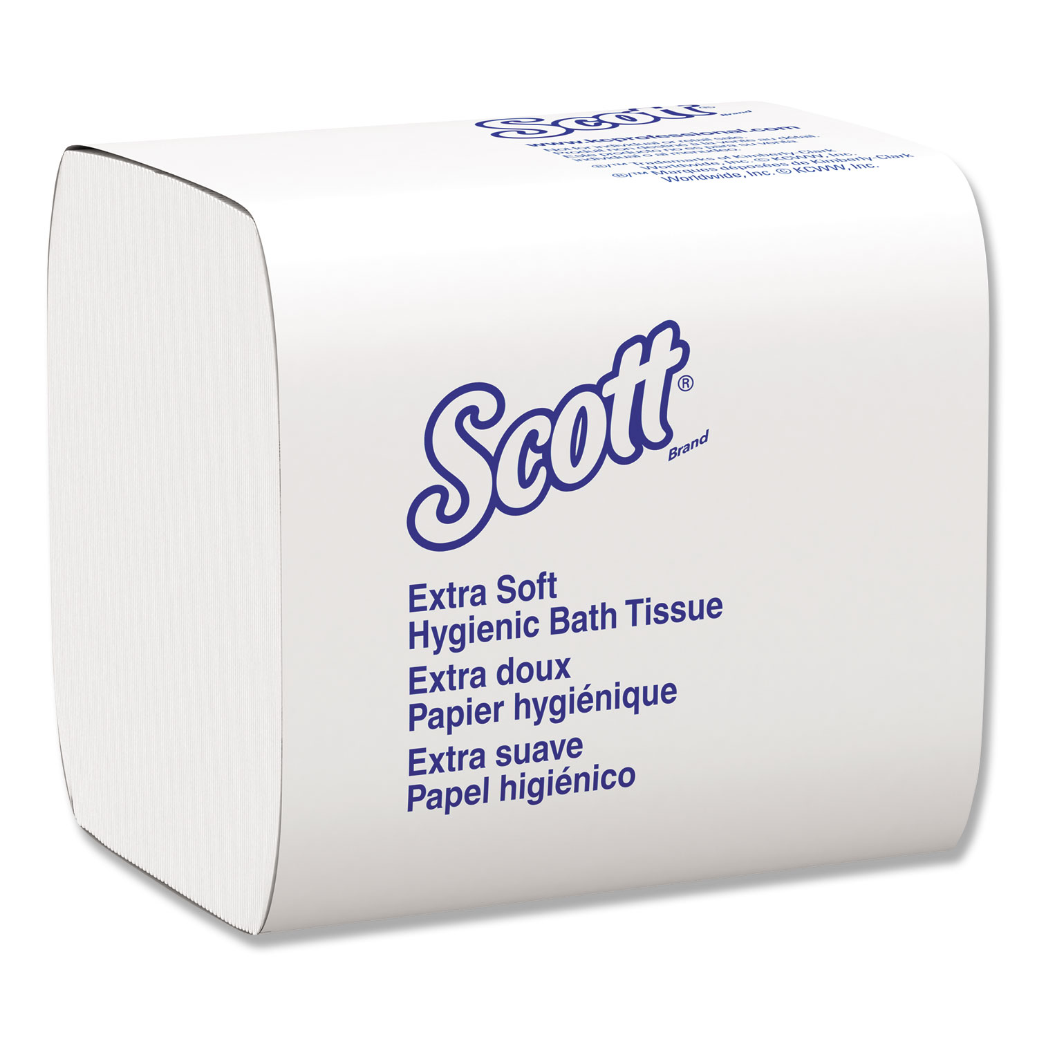 Scott® Control™ Extra Soft Hygienic Folded Toilet Paper - 2 Ply, 250 Count, 36/Case