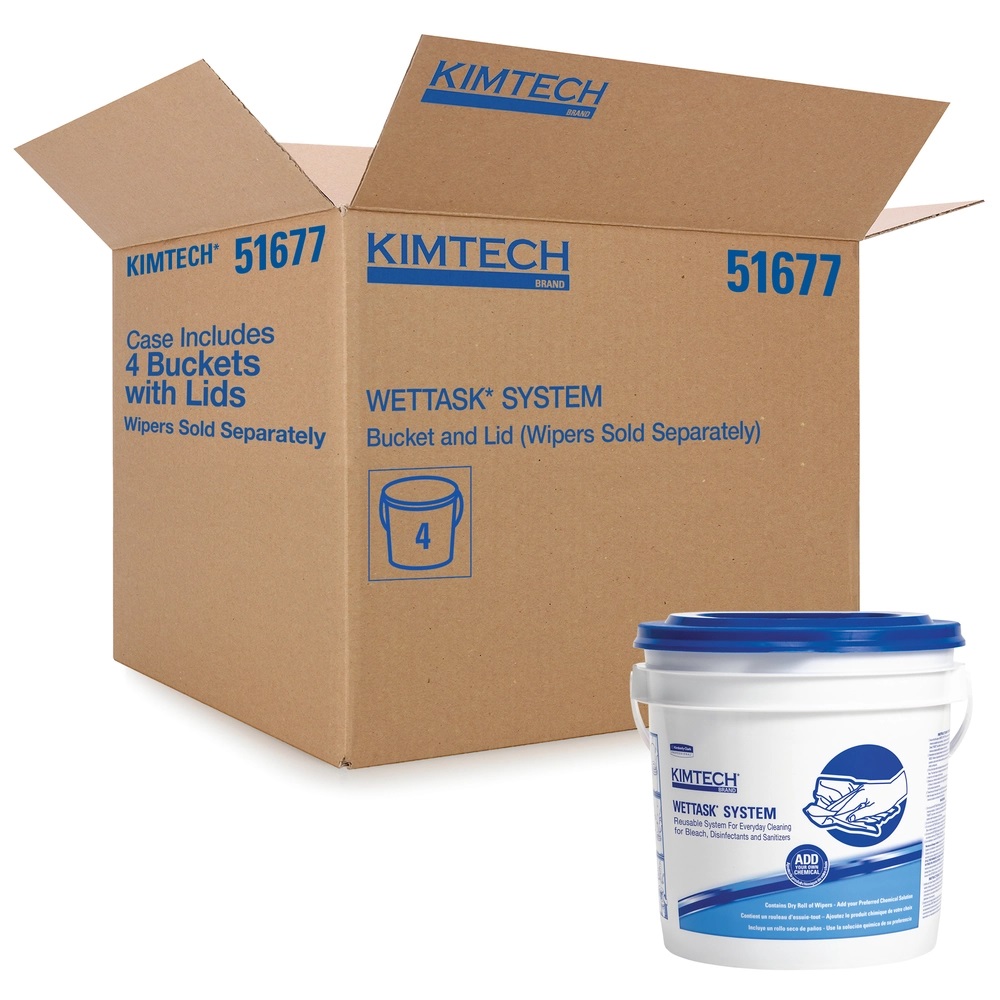Kimtech™ Prep™ Wipes for the WetTask™ Wiping System Bucket 4/case