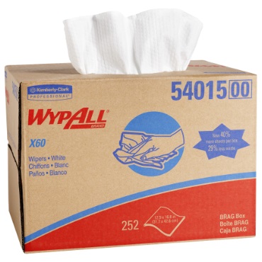 WypAll® X60 Cloths Brag Box 252/case