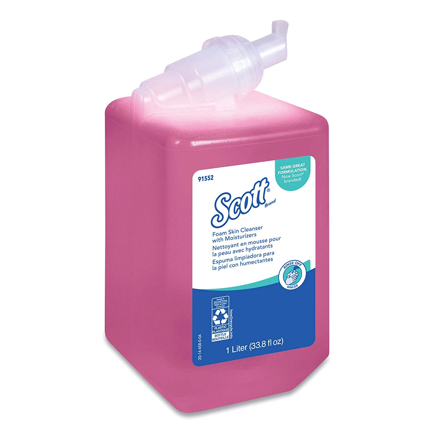Scott® Pro Liquid Hand Soap with Moisturizers - Pink, Floral Scent, 1 L, 6/Case