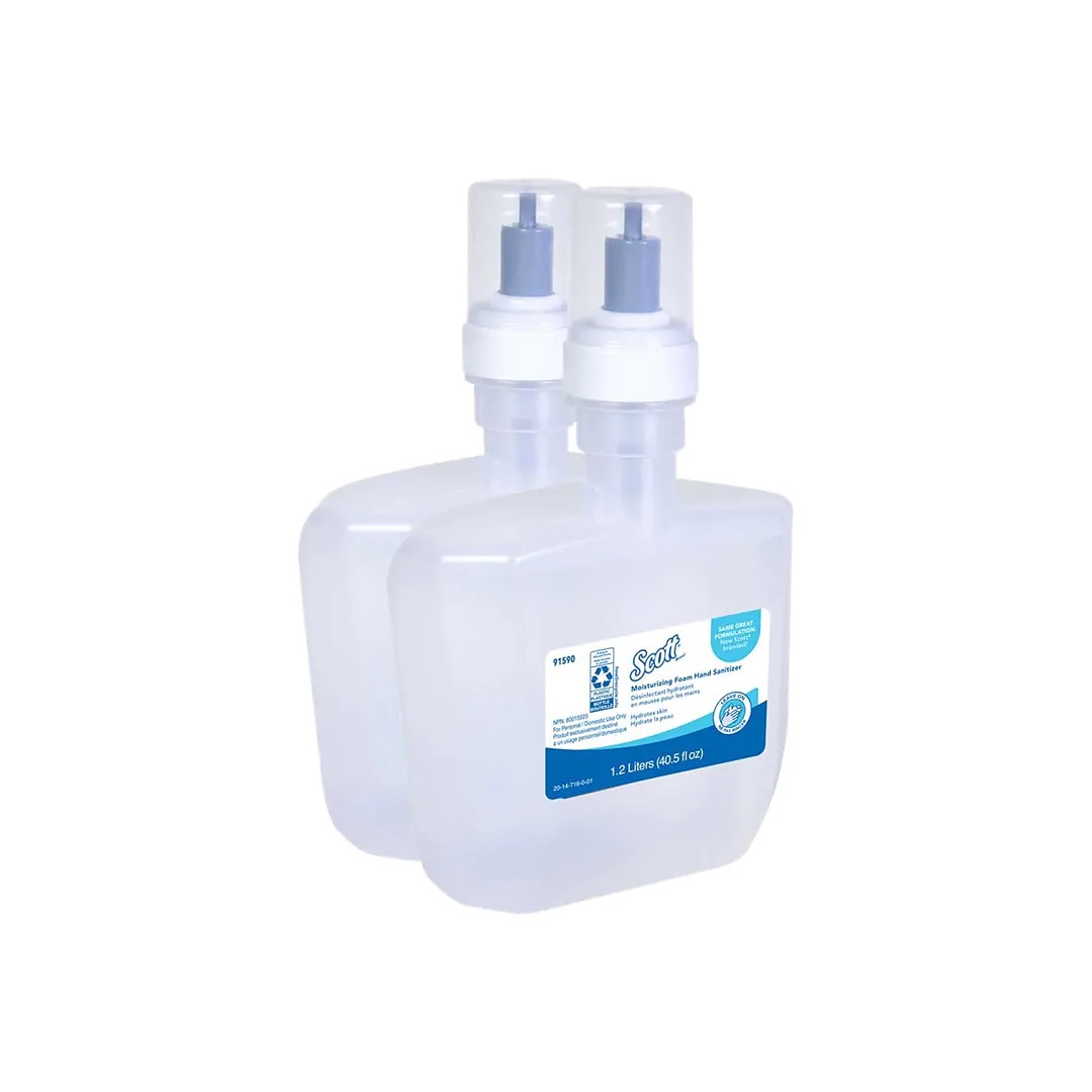 Scott® Pro Moisturizing Foam Hand Sanitizer - 1.2 liter, 2/Case