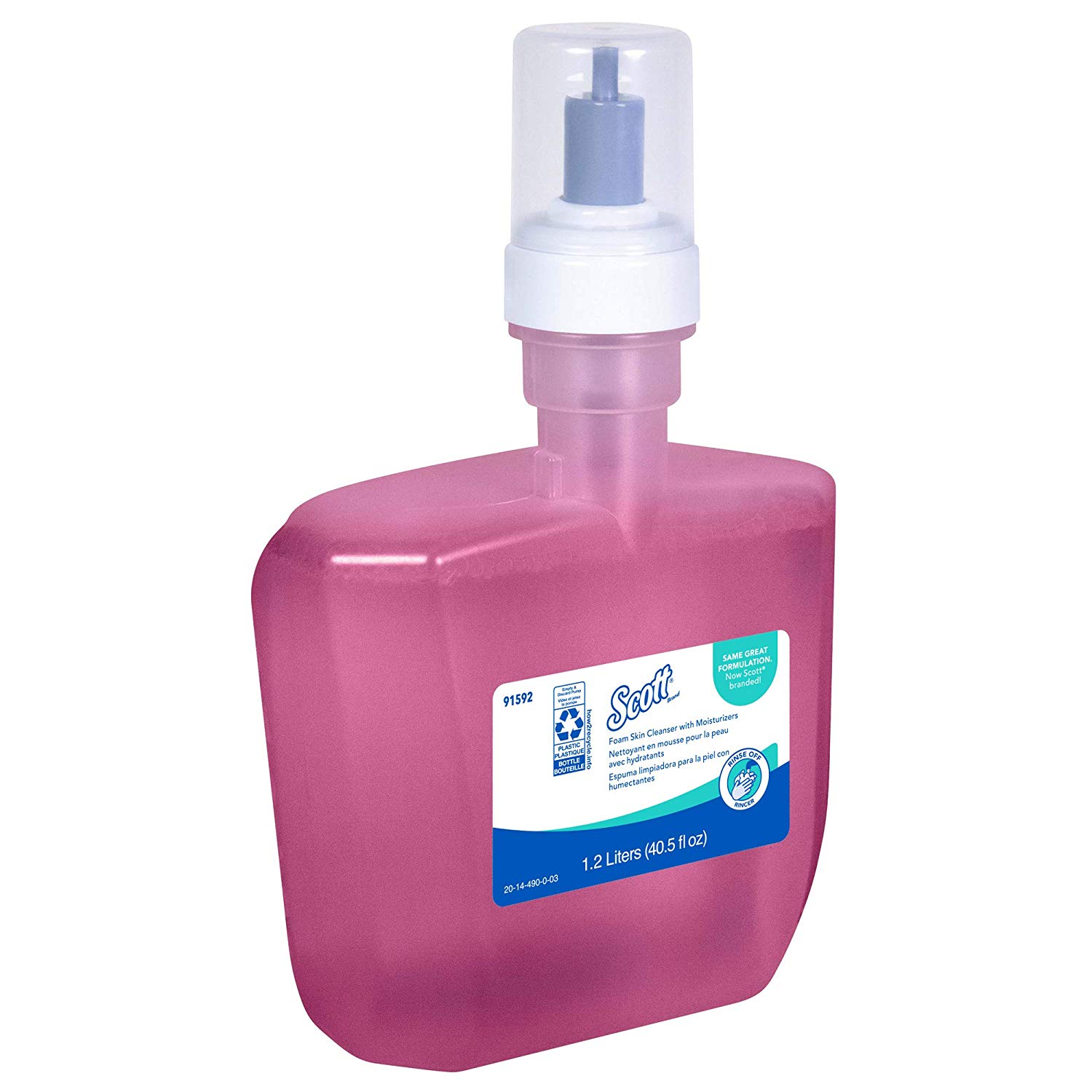 Scott® Pro Foam Skin Cleanser with Moisturizers - 1.2 L, 2/Case