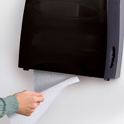 K-C Professional Sanitouch Hard Roll Towel Dispenser - Smoke, 12.63 x 16.13 x 10.2