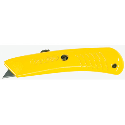 RSG-194 Safety Grip Utility Knife Yellow 10/case