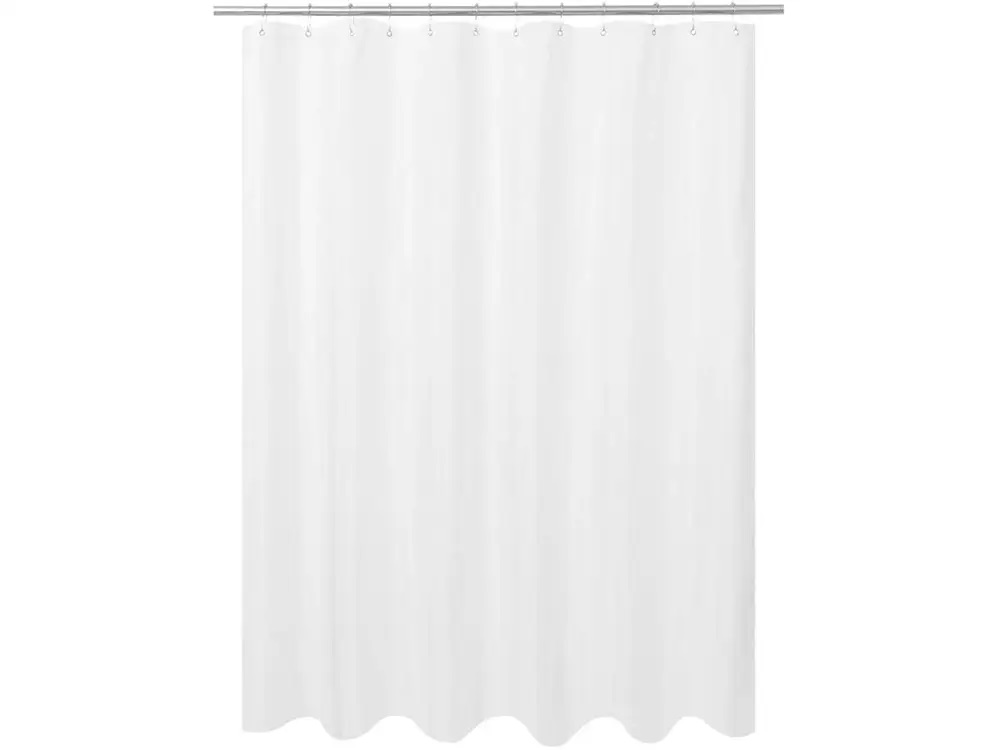 42 x 80 Vintaff White Vinyl Shower Curtain