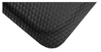 Hog Heaven Anti-Fatigue Indoor Mat - Black, Black Border, 2' x 3', 7/8