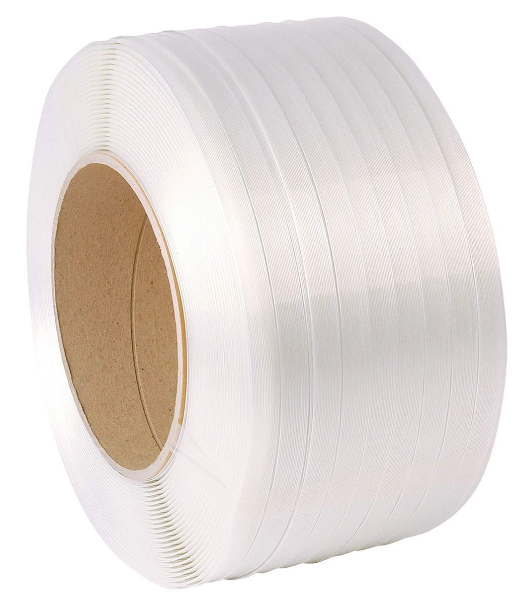 1/2" x 6600' .024 White Poly Strapping