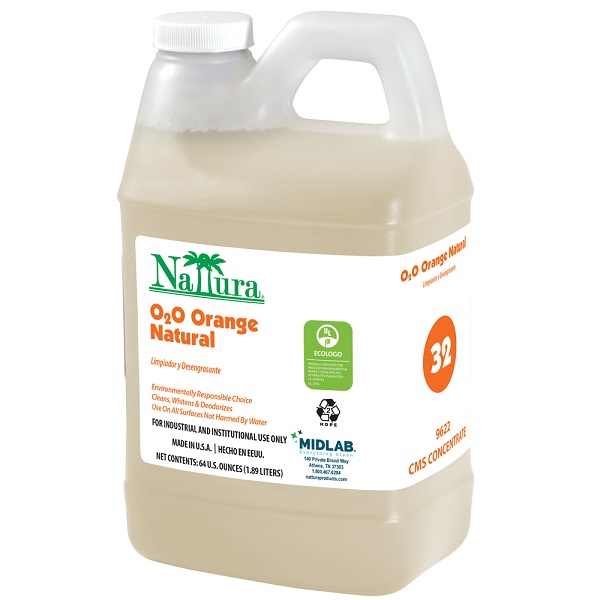Midlab 1 Gallon #32 O2O Orange Natural Cleaner 4/case