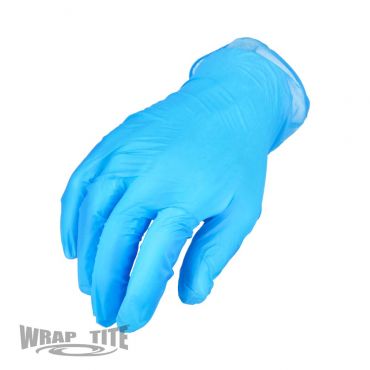 Nitrile/Vinyl Hybrid Blue Exam Gloves Medium 100/box 10 box/case