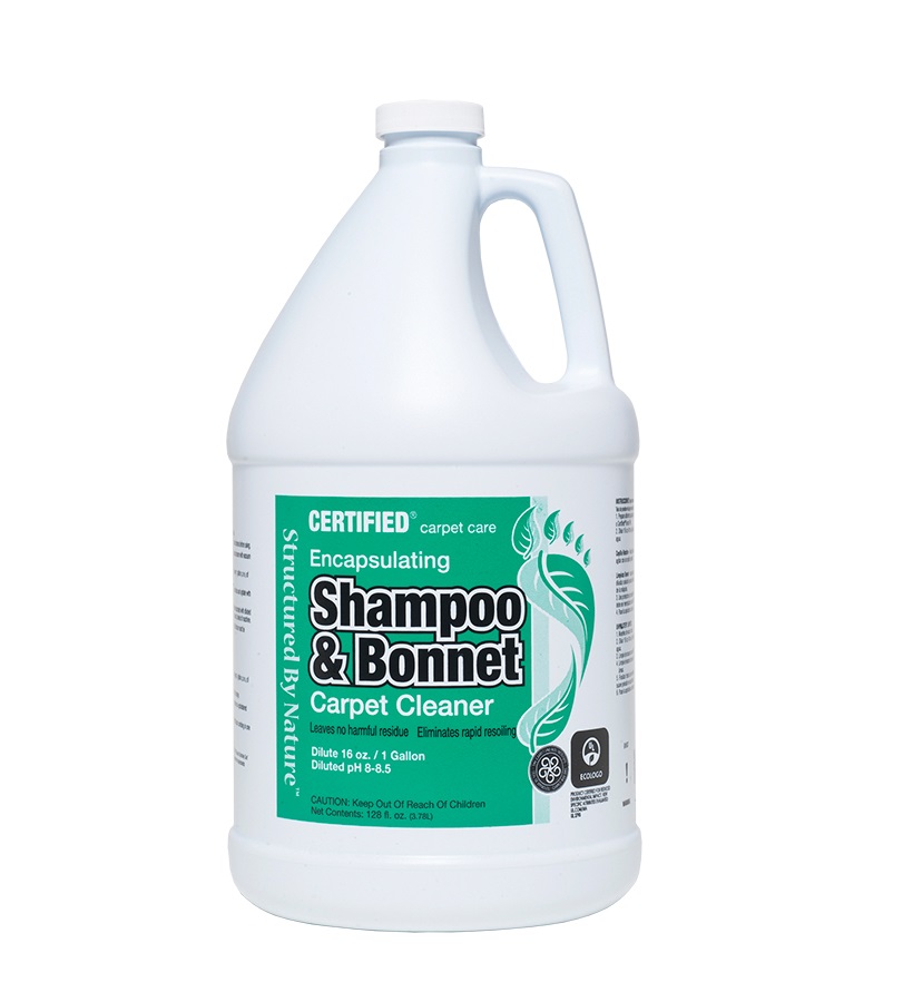 Nilodor Encapsulating Shampoo & Bonnet Carpet Cleaner - 1 Gallon, 4/Case