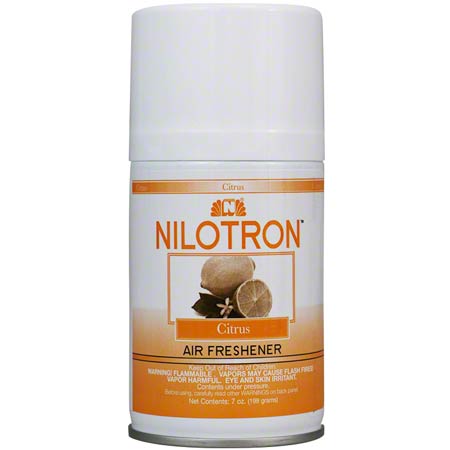 Nilodor Nilotron Aerosol Refill - Citrus, 7 oz, 12/Case