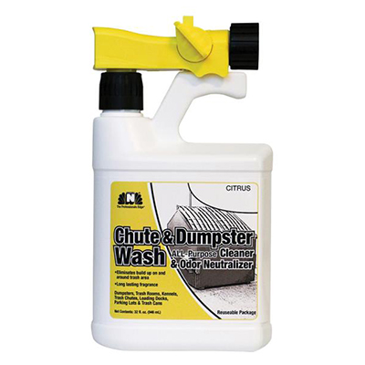 Nilodor Chute & Dumpster Wash - 32 oz., 6/Case