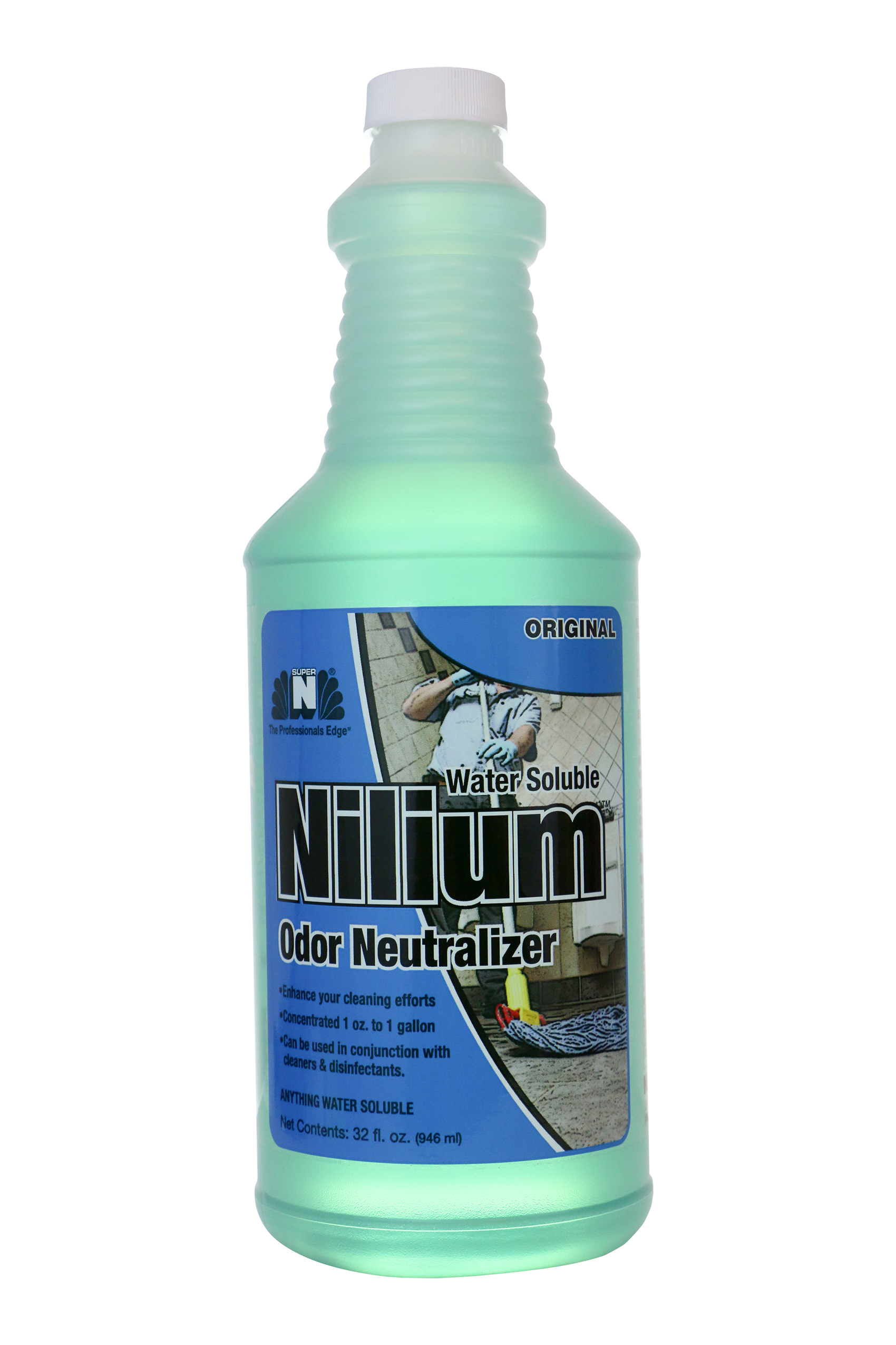 Nilium Water Soluble Deodorizer - Original, 32 oz, 6/Case