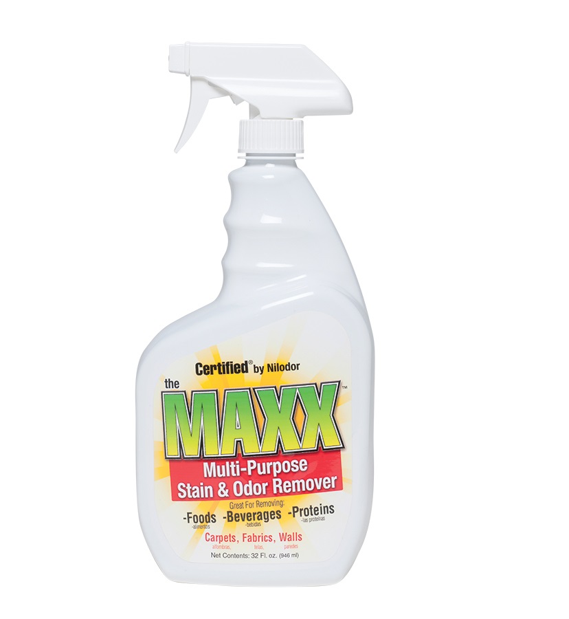 Nilodor The MAXX Multi-Purpose Stain & Odor Remover - 32 oz, 6/Case