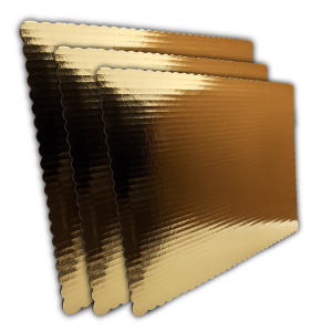 Full Sheet Gold Scallop Pad 50/case