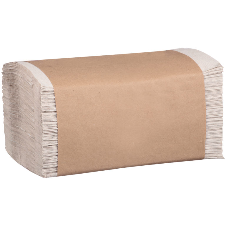 Brown  Single-fold Towel 334/pack 12 packs/case