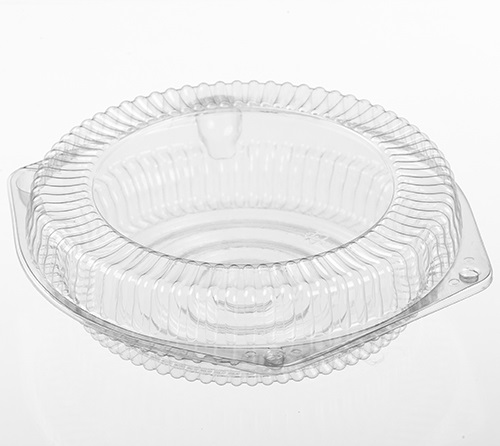 Polar Pak 9In Hinged Shallow Pie Container - Clear, 200/Cs