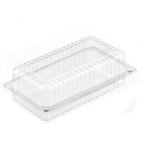 Loaf Cake Hinged Container 400/case