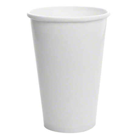 16oz White Paper Cold Cup 1000/case