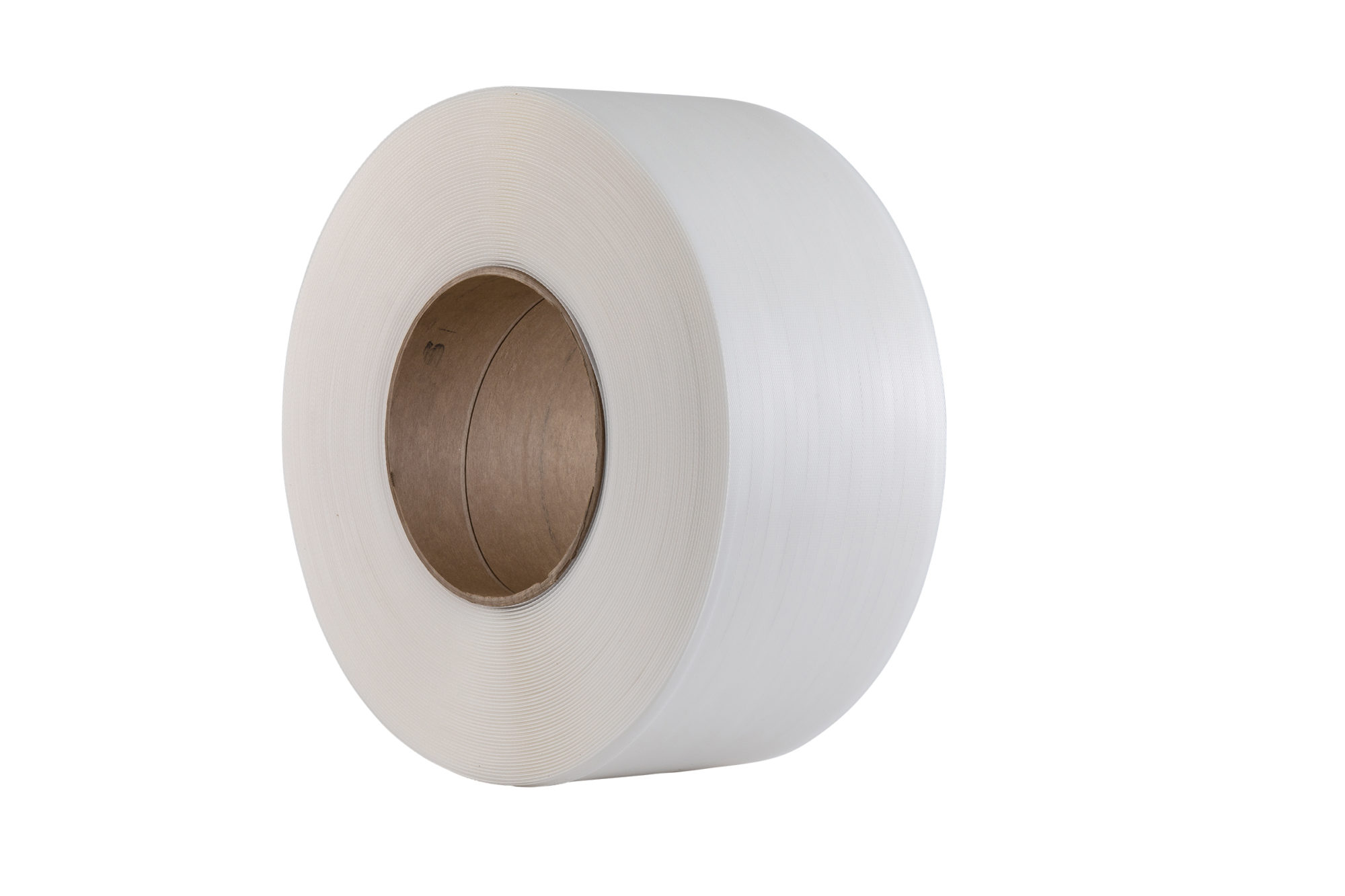 Polychem Flexband Machine Grade PolyPropylene Strap - 3/8in x .024, 12900Ft, White