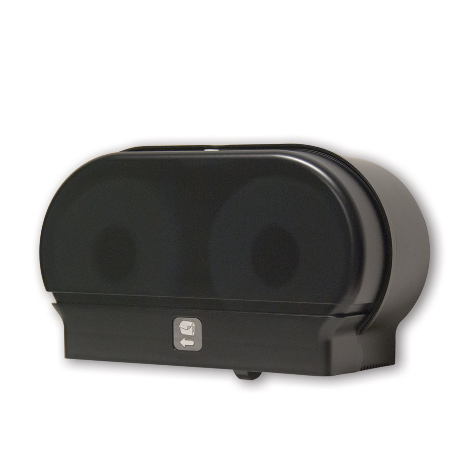 Mini Twin Standard Tissue Dispenser Black Transparent 6/case
