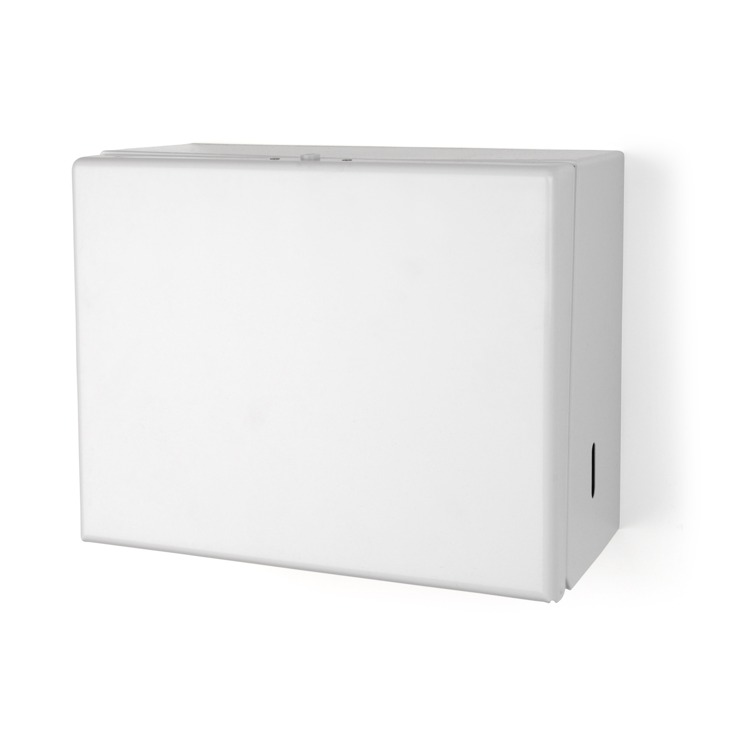 TD0091 White Steel Singlefold Towel Dispenser
