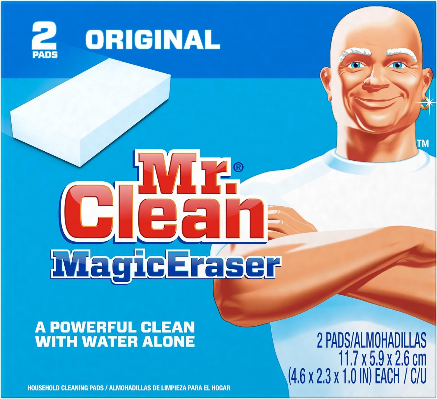 Mr Clean Erase and Renew Magic Eraser, Original, 12/2 Count