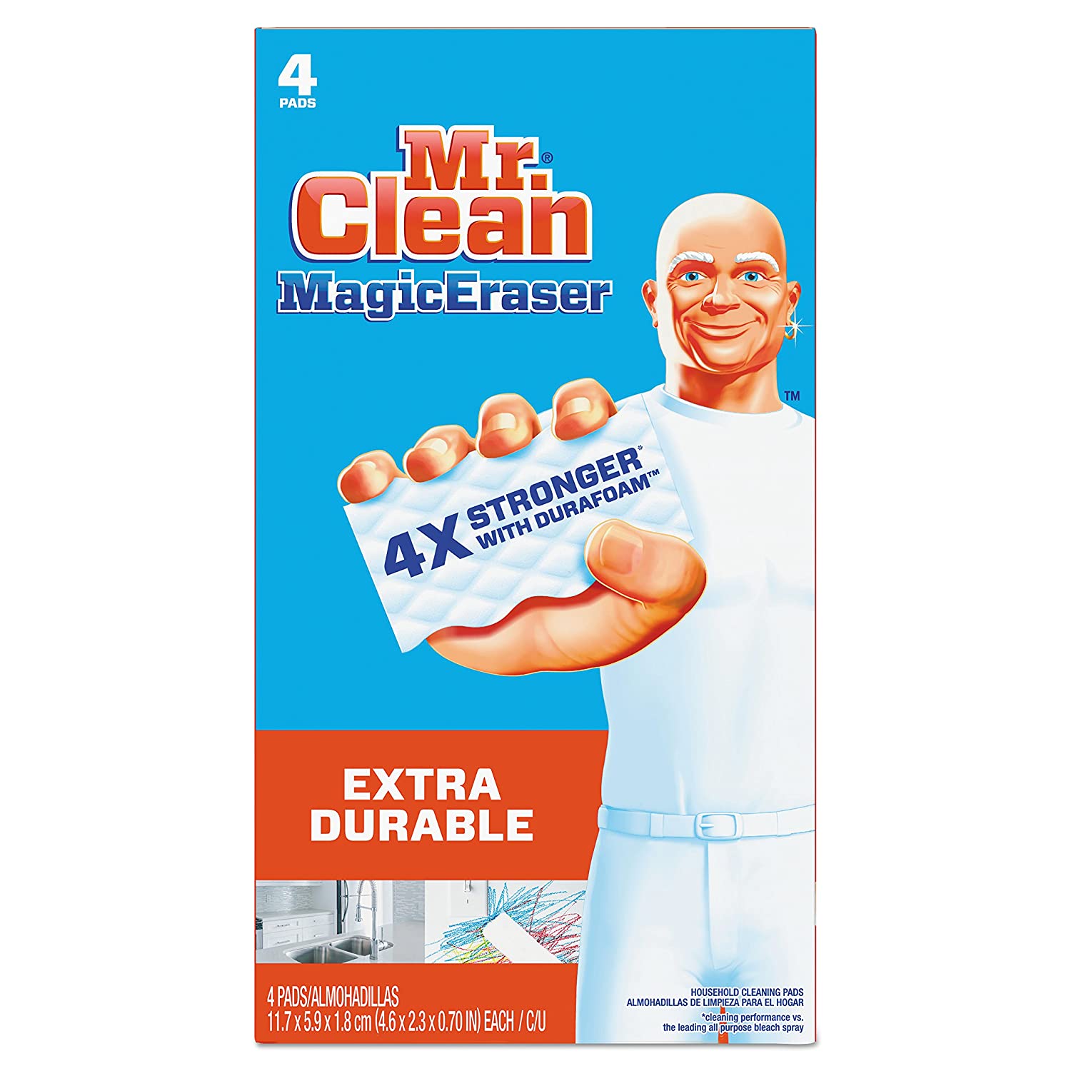 Mr. Clean 82038 Magic Eraser Extra Durable 32/case
